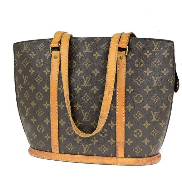 LOUIS VUITTON BABYLONE Shoulder Bag Monogram Leather Brown France - Picture 1 of 1